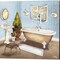 Master Bath by Elizabeth Medley 14" x 14" Canvas Wall Art (Set of 2)